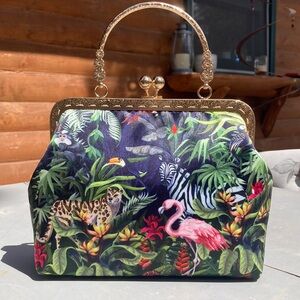 Tropical Print Women's Handbag